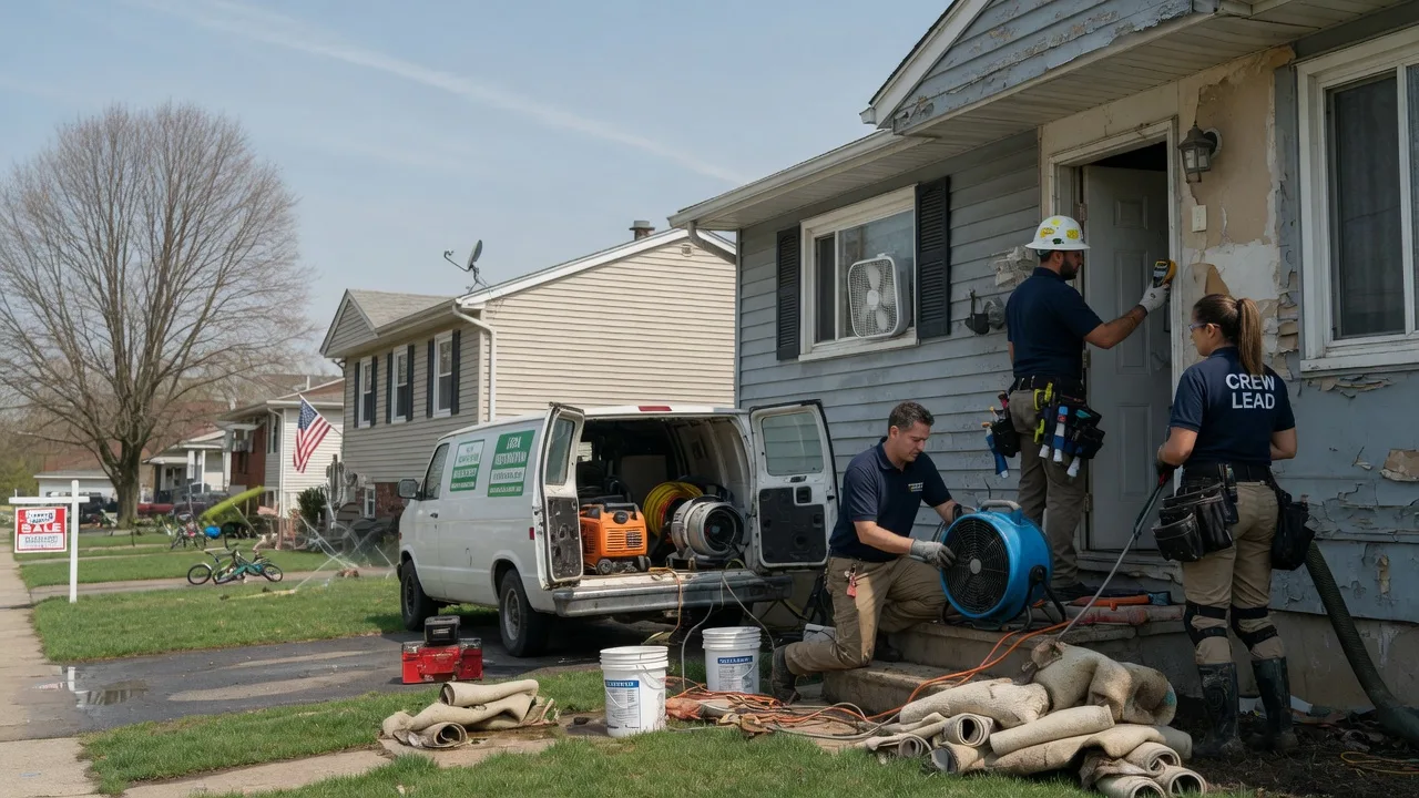 Flood Cleanup in Brookville, OH near me