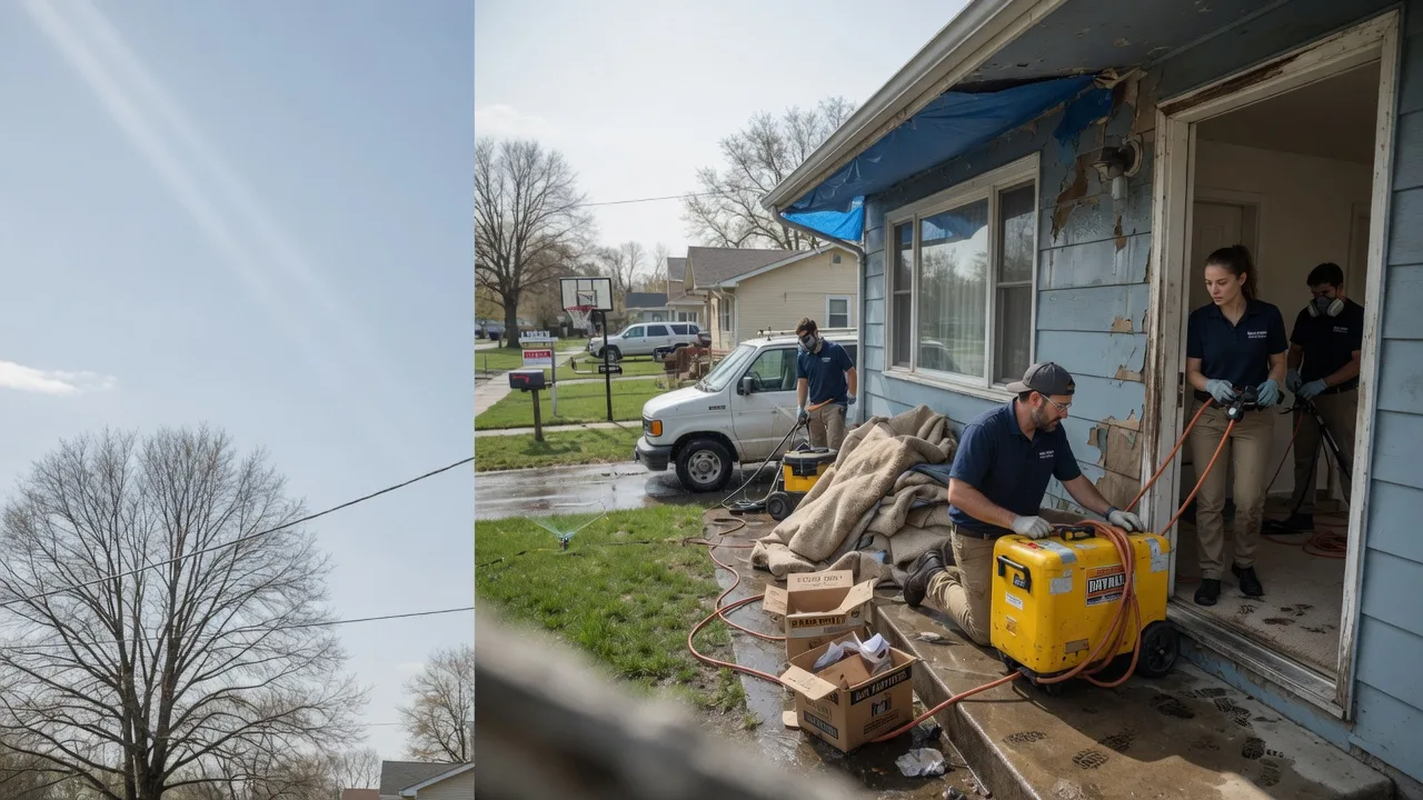 Basement Flood Cleanup in Brookville, OH near me